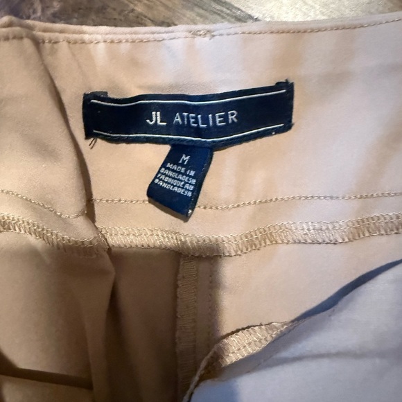 JL Atelier Tan Women's Capri Dress Pants - Picture 2 of 3